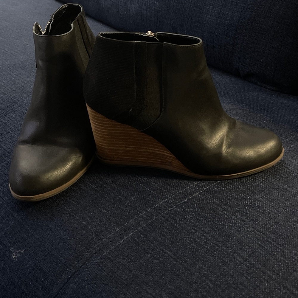 Wedge booties